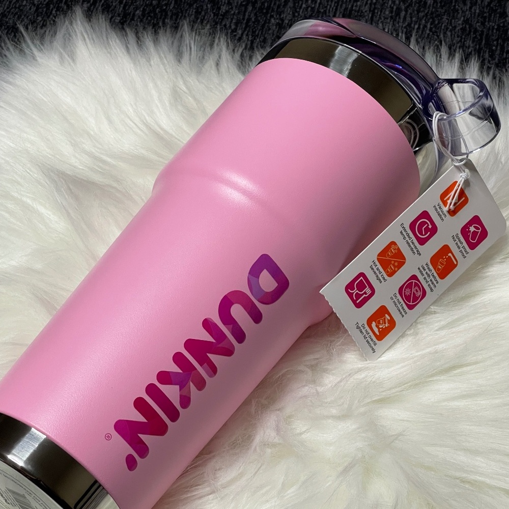 Pink Dunkin Donuts Tumbler